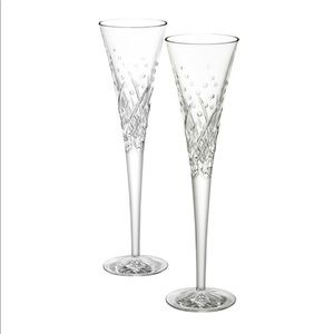 Waterford Crystal Wishes Crystal champagne flutes